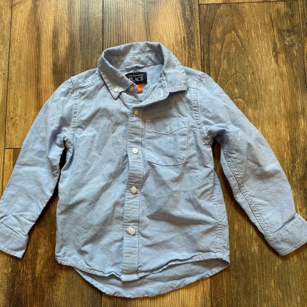 The Children's Place Light Blue Button Down Shirt